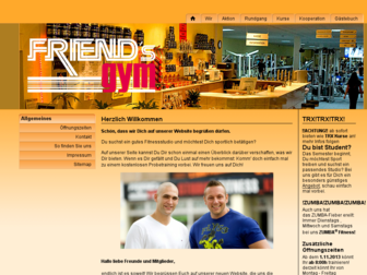 friendsgym.de website preview
