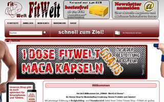 fitwelt.com website preview
