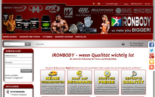 ironbody.de website preview