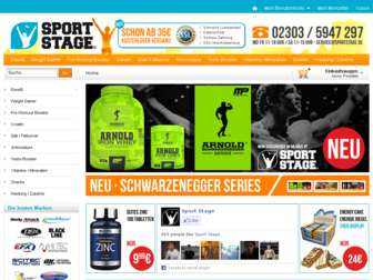 sportstage.de website preview