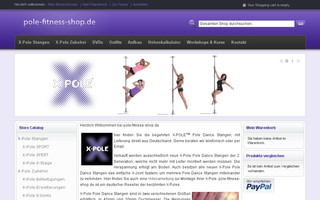 pole-fitness-shop.de website preview