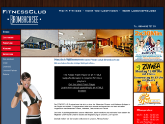 fitnessclub-brombachsee.de website preview