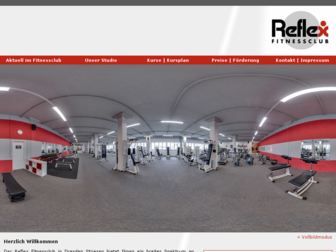 reflex-fitnessclub.de website preview