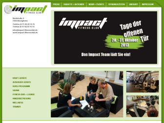 impact-fitnessclub.de website preview