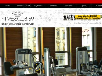 fitnessclub59.de website preview