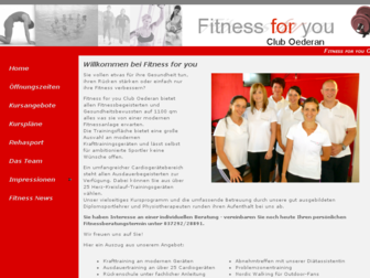 fitnessclub-oederan.de website preview