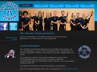 arsvivendi-fitness.de website preview