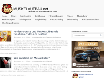 muskelaufbau.net website preview