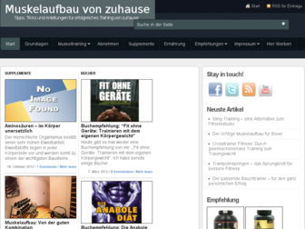 muskelaufbau-von-zuhause.de website preview