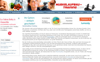 muskelaufbau-training.de website preview