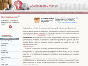muskelaufbau-info.de website preview
