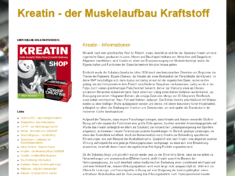 kreatin.org website preview