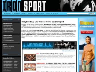 ironsport.de website preview