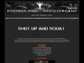 bodybuildingbrowsergame.de website preview