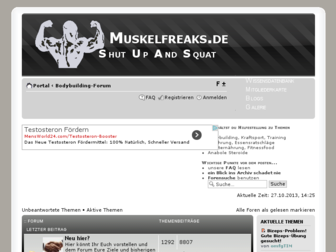 muskelfreaks.de website preview