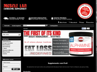 muscle-lab.de website preview