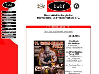 bwbf.de website preview