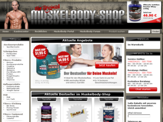 muskelbody-shop.de website preview