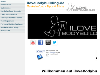 ilovebodybuilding.de website preview