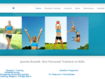 jasminbrandt-personaltraining.de website preview