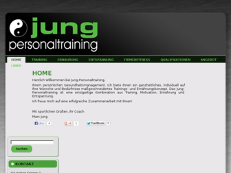 jung-personaltraining.de website preview