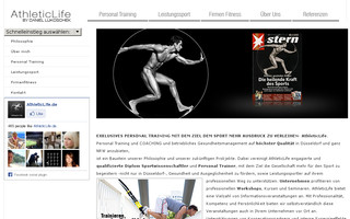 athletic-life.de website preview