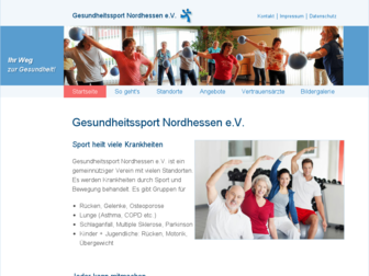 gesundheitssport-nordhessen.de website preview