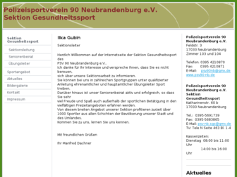 gesundheitssport-neubrandenburg.de website preview