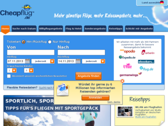 cheapflug.de website preview