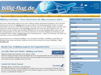 billig-flug.de website preview