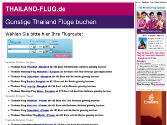 thailand-flug.de website preview