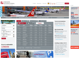 dresden-airport.de website preview