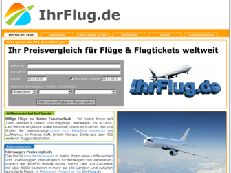 ihrflug.de website preview