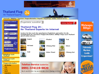 thailand-flug-24.de website preview