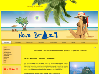 novobrazil.de website preview