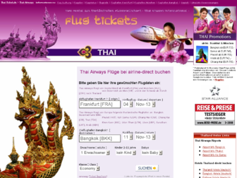 thai-ticket.de website preview