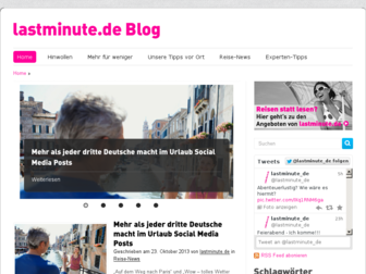blog.lastminute.de website preview