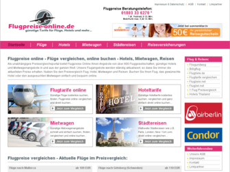 flugpreise-online.de website preview