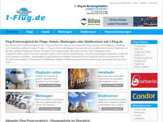 1-flug.de website preview