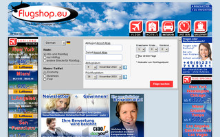 flugshop.eu website preview