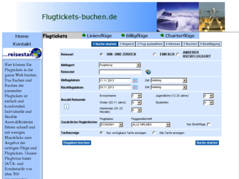 flugtickets-buchen.de website preview