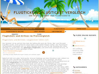 die-flugtickets.de website preview