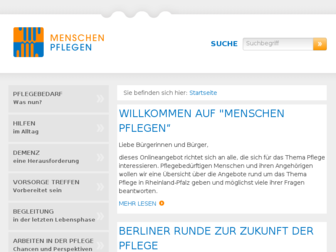 menschen-pflegen.de website preview