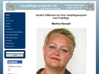 hautpflege-expertin.de website preview