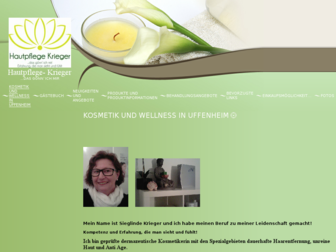 hautpflege-krieger.com website preview