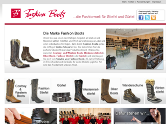 fashion-boots.com website preview