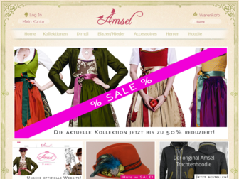 amsel-fashion.com website preview
