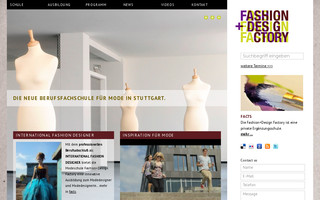 fashion-design-factory.de website preview