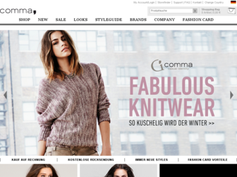 comma-store.de website preview