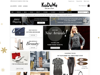 shop.kadewe.de website preview